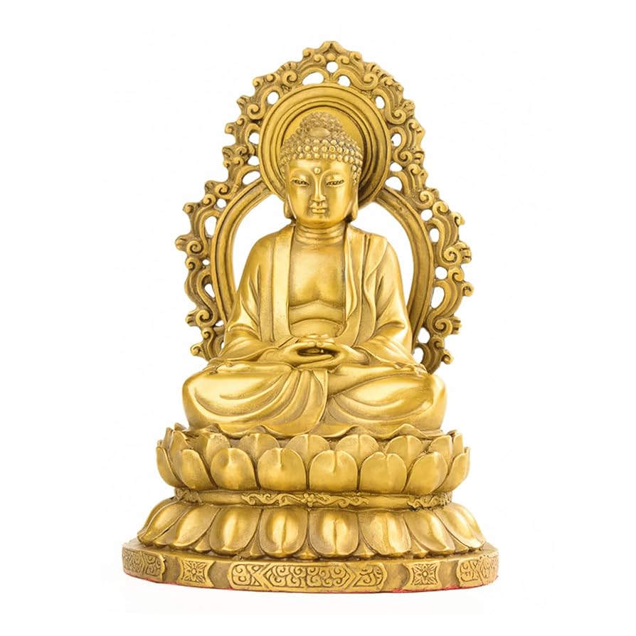 【セール・新品】 釈迦如来座像　黄楊　総高さ約15.5㎝　丸形台座付　釈迦 フォロー割・新品】 釈迦如来座像 黄楊 総高さ約15.5㎝ 丸形台座